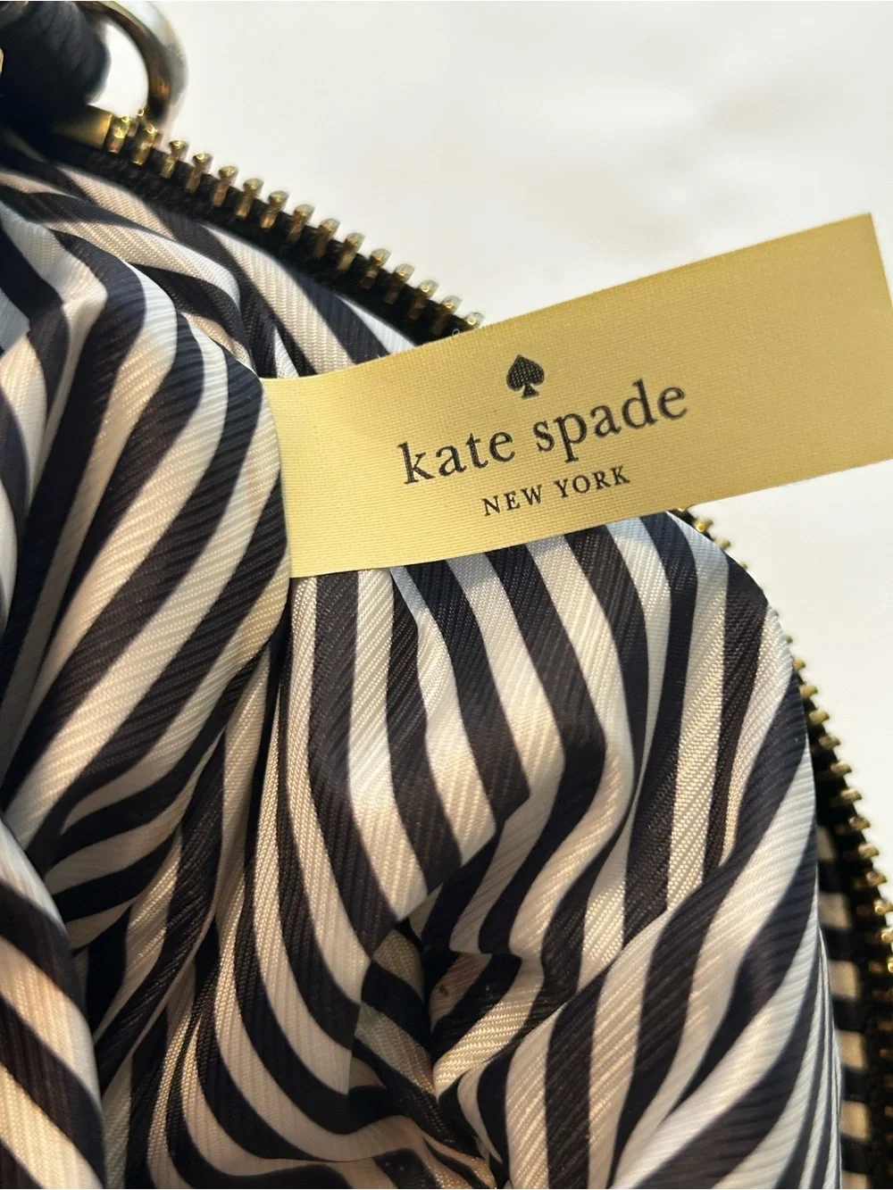 Kate Spade New York Jackson Street Lottie Satchel Purse Crossbody Black Leather